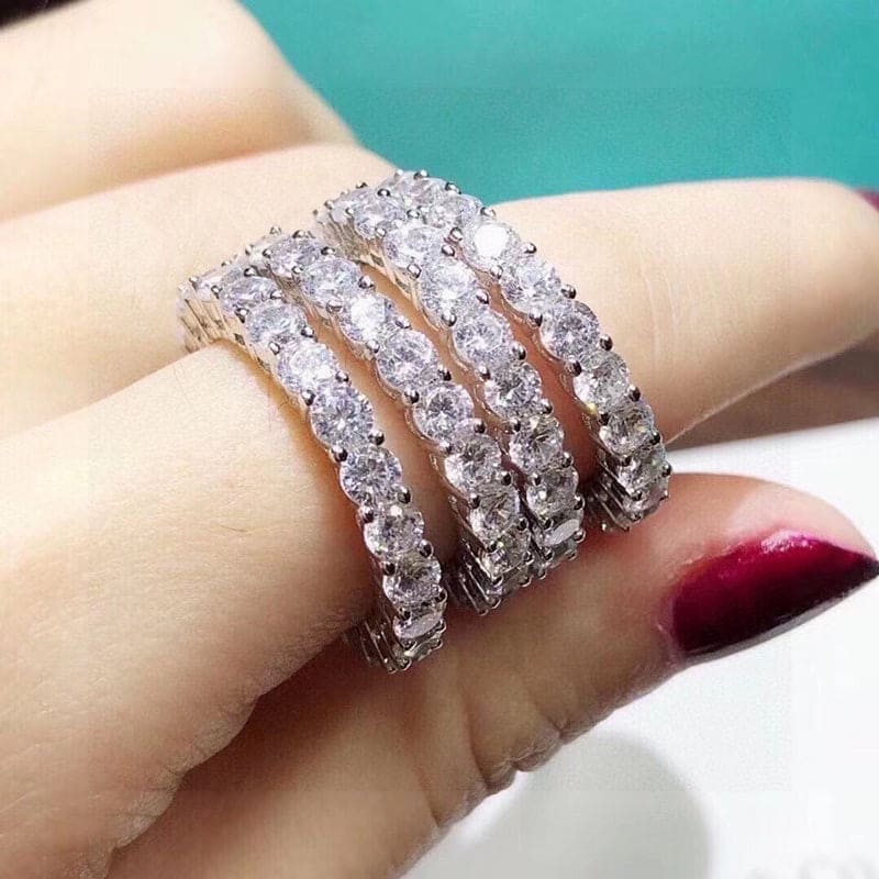 18K Tiffany Soleste Full Eternity Ring