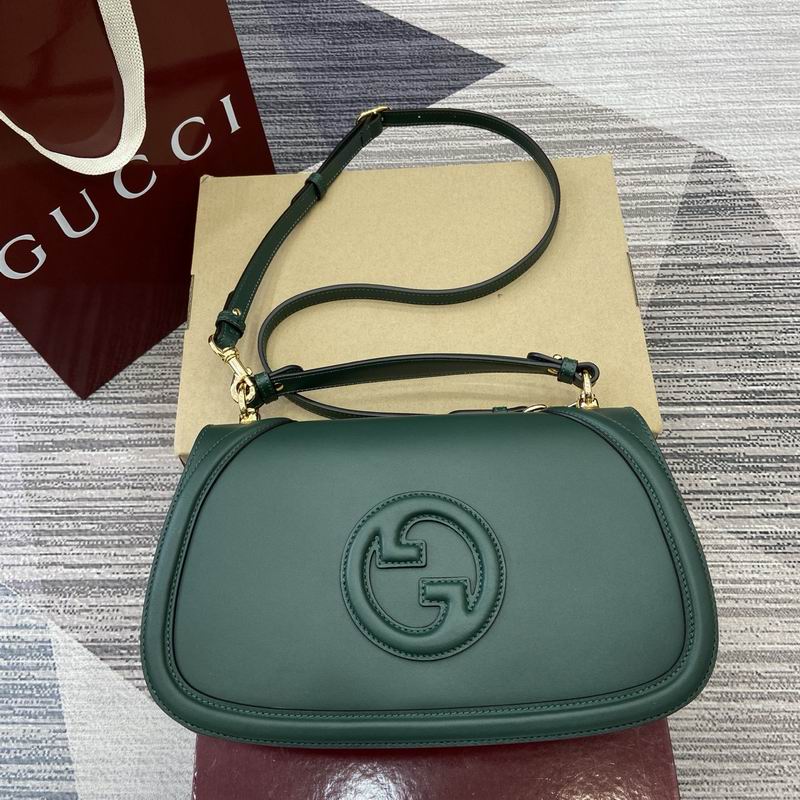 Gucci Blondie Shoulder Bag in Dark Green