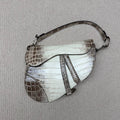 Dior Himalaya diamond saddle bag medium