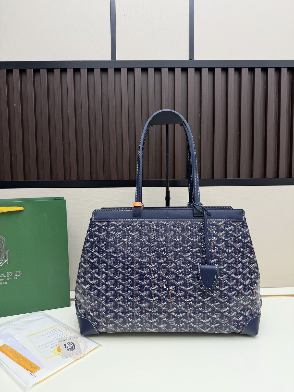 Goyard Bellechasse Tote – Navy Blue