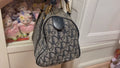 210725-6 Christian Dior navy tote bag 25 handbag